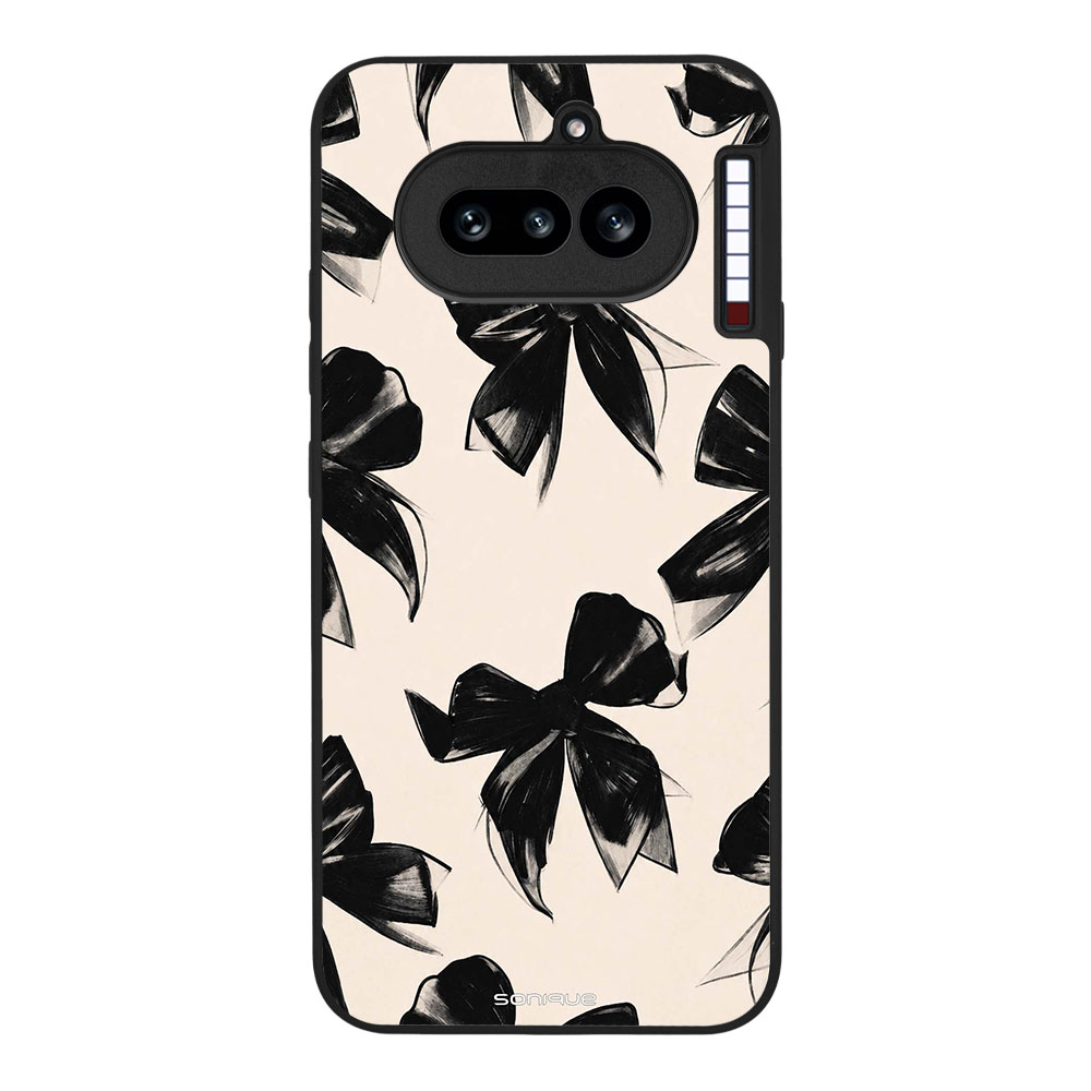 Θήκη Sonique DIVA Series για Nothing Phone 4a Μαύρα Φιογκάκια