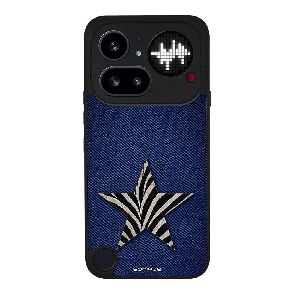 Θήκη Sonique DIVA Series για Nothing Phone 4a Pro Denim Zebra