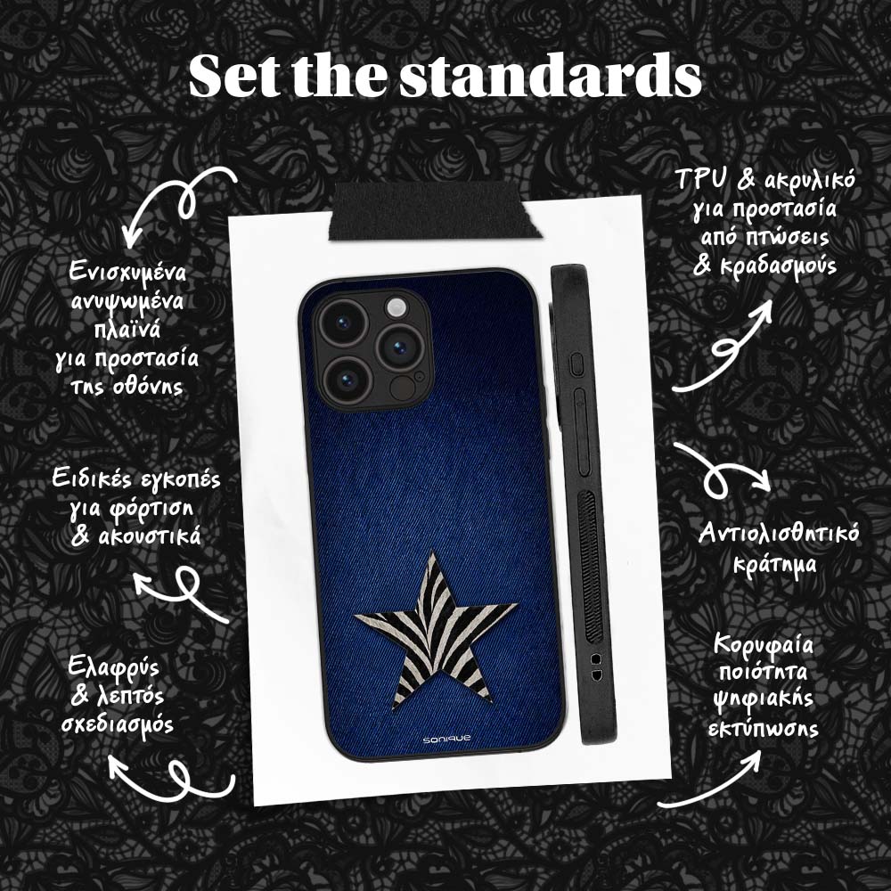 Θήκη Sonique DIVA Series για Nothing Phone 4a Pro Denim Zebra