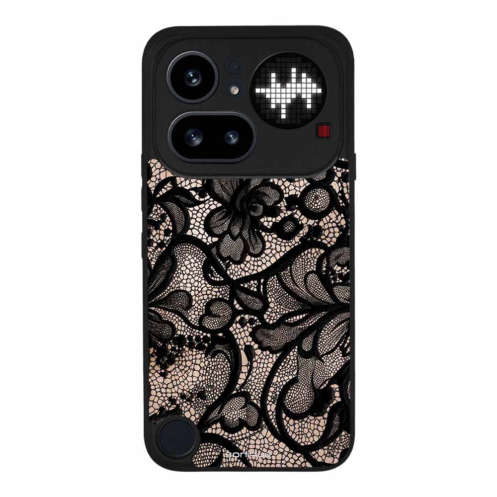 Θήκη Sonique DIVA Series για Nothing Phone 4a Pro Μαύρη Δαντέλα