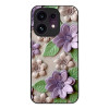 Θήκη Sonique 3D Flower Series για Oppo Reno16 5G Βιολετί