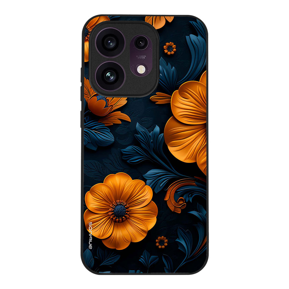 Θήκη Sonique 3D Flower Series για Oppo Reno16 5G Πορτοκαλί 01