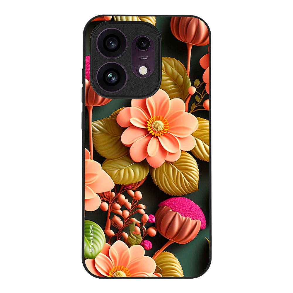 Θήκη Sonique 3D Flower Series για Oppo Reno16 5G Σομόν
