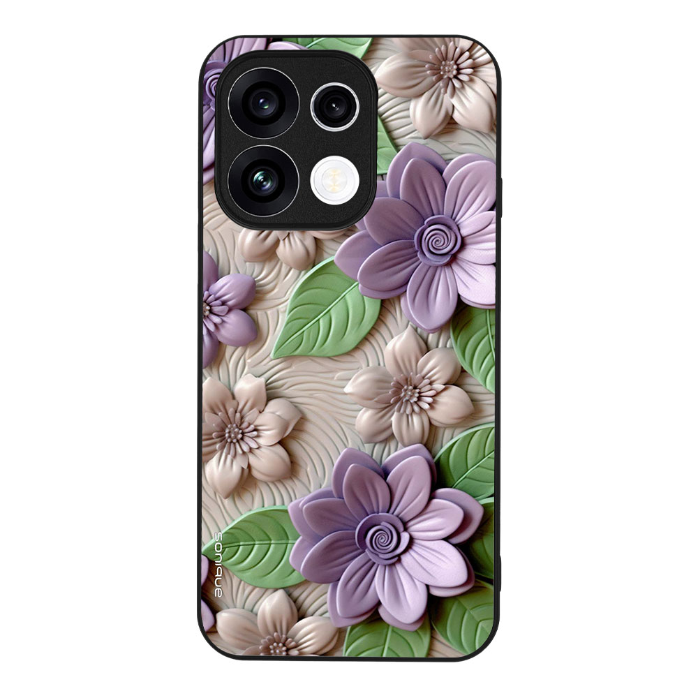 Θήκη Sonique 3D Flower Series για Oppo Reno16 F 5G / Oppo Reno16 FS 5G Βιολετί