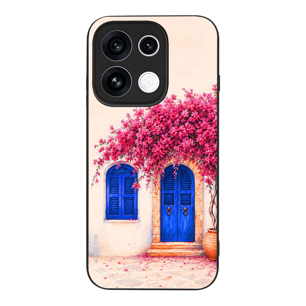 Θήκη SoniqueGreek Island Muse Series για Oppo Reno16 Pro 5G Ροζ Μπουκαμβίλια