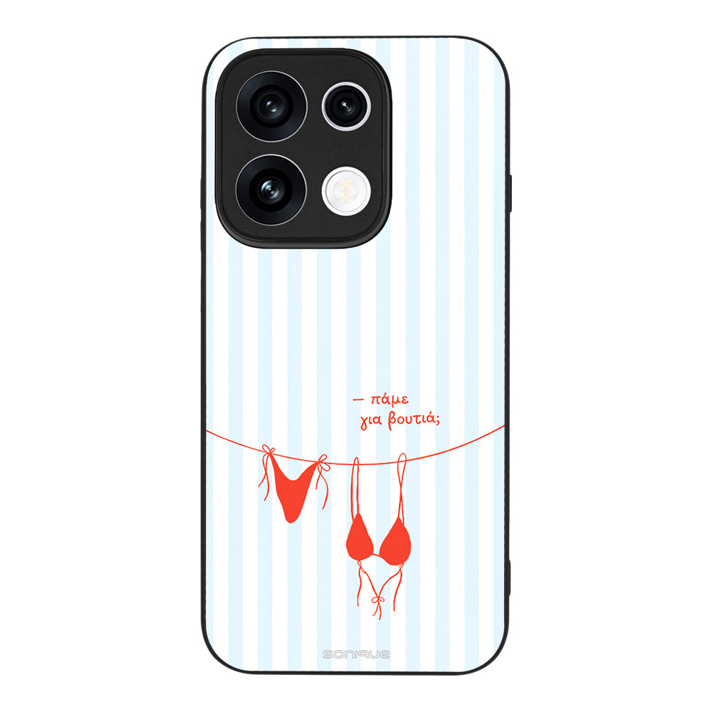Θήκη Sonique Stripe Stories Series για Oppo Reno16 Pro 5G Πάμε για Βουτιά;