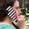 Θήκη Sonique Stripe Stories Series για Oppo Reno16 Pro 5G Oh La La – Μαύρο