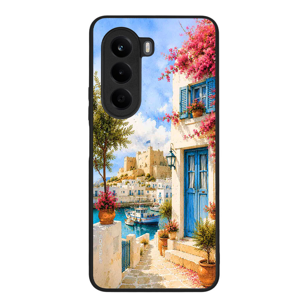 Θήκη Sonique Greek Island Muse  Series για OnePlus Nord CE 6 Lite 5G Ροδίτικο Λιμάνι