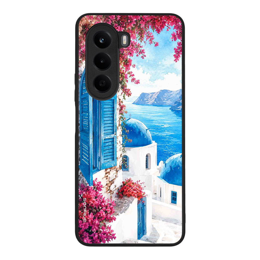 Θήκη Sonique Greek Island Muse  Series για OnePlus Nord CE 6 Lite 5G Σαντορινό Γαλάζιο