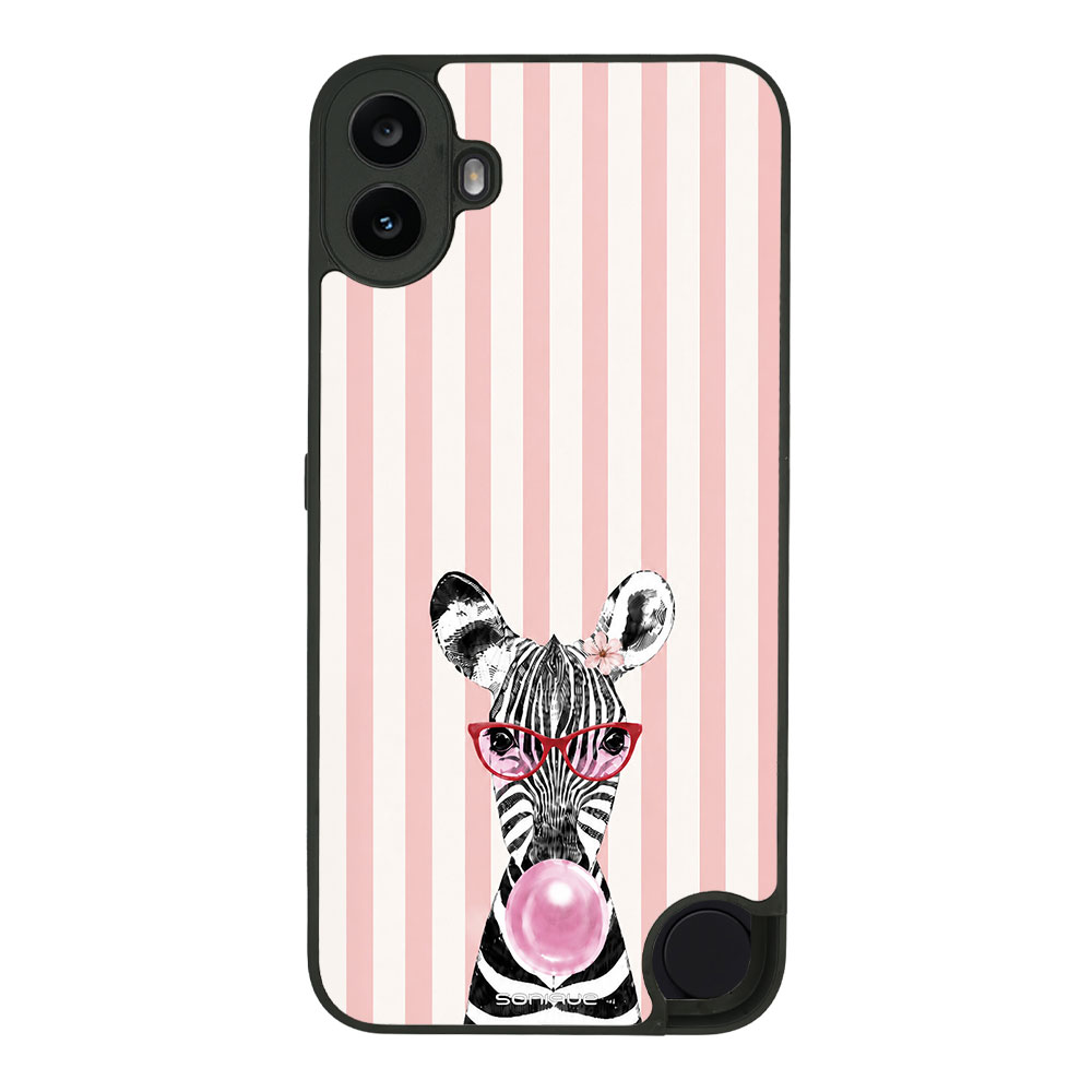 Θήκη Sonique Stripe Stories Series για Nothing CMF Phone 1 5G Ζέβρα – Τσιχλόφουσκα