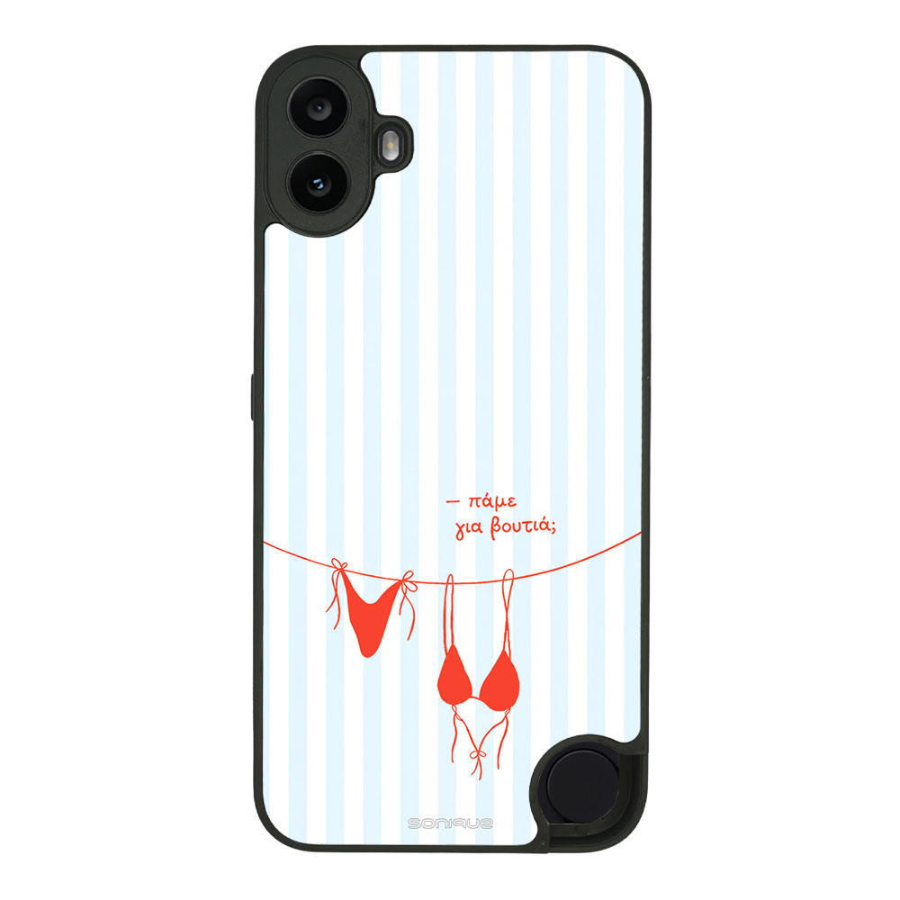 Θήκη Sonique Stripe Stories Series για Nothing CMF Phone 1 5G Πάμε για Βουτιά;