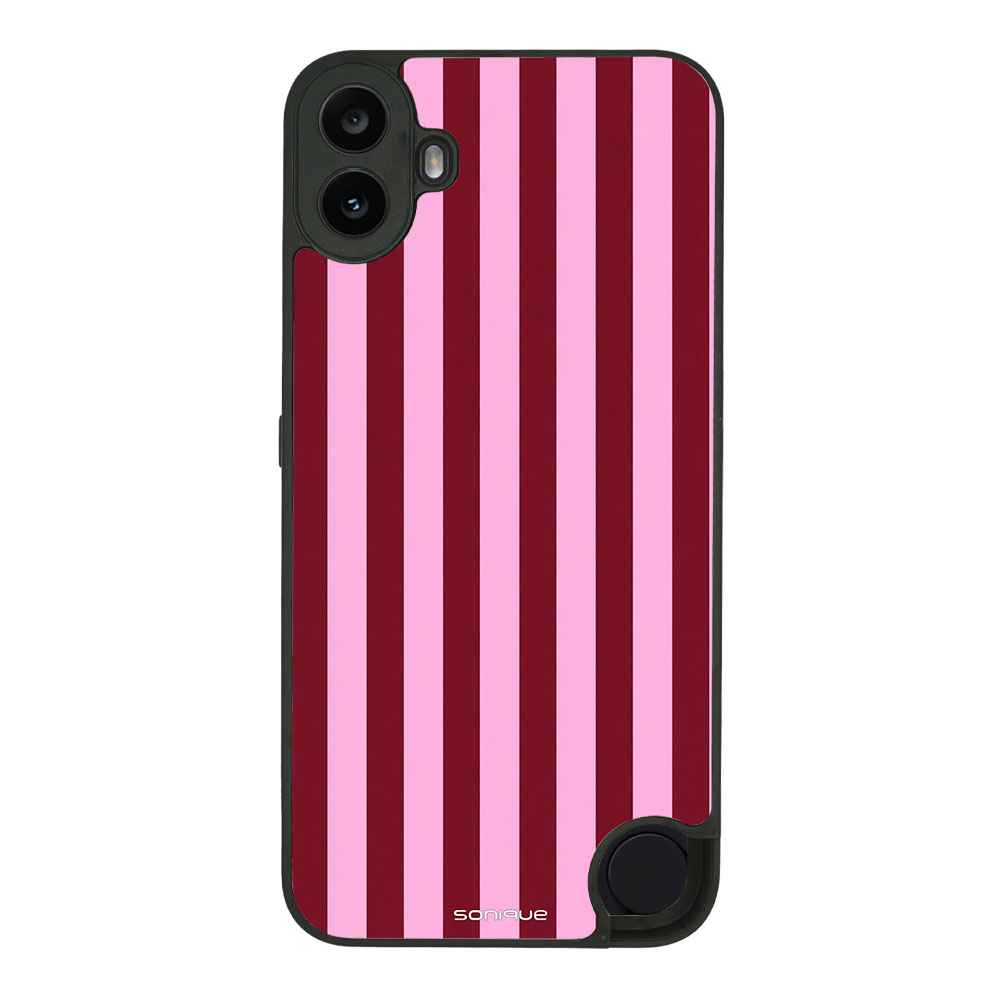 Θήκη Sonique Stripe Stories Series για Nothing CMF Phone 1 5G Ρίγες Ροζ – Κόκκινο