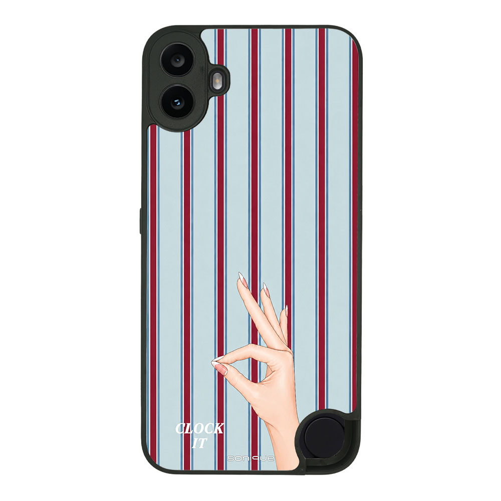 Θήκη Sonique Stripe Stories Series για Nothing CMF Phone 1 5G Clock It