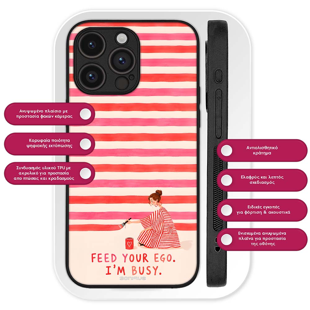 Θήκη Sonique Stripe Stories Series για Nothing CMF Phone 1 5G Feed Your Ego