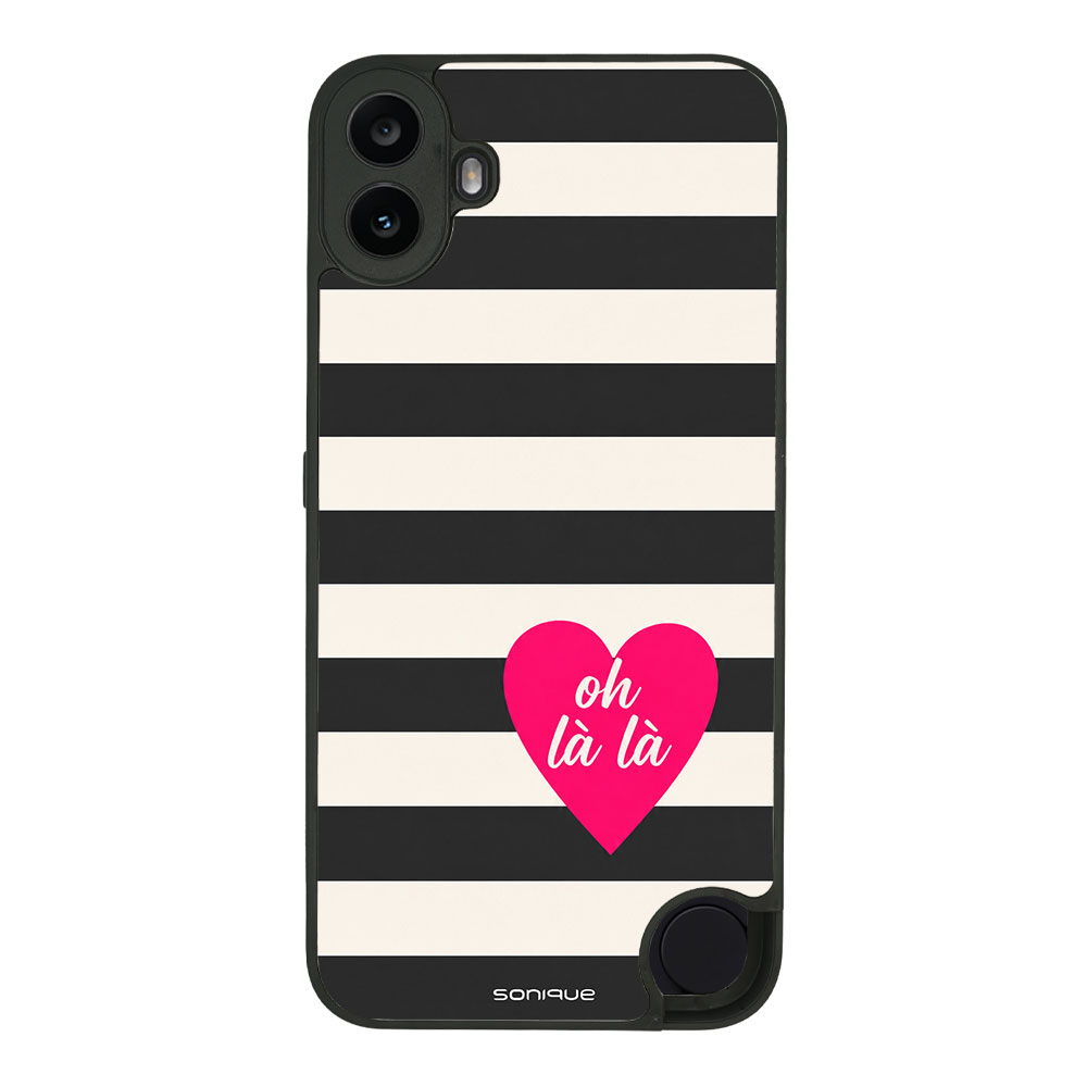 Θήκη Sonique Stripe Stories Series για Nothing CMF Phone 1 5G Oh La La – Μαύρο