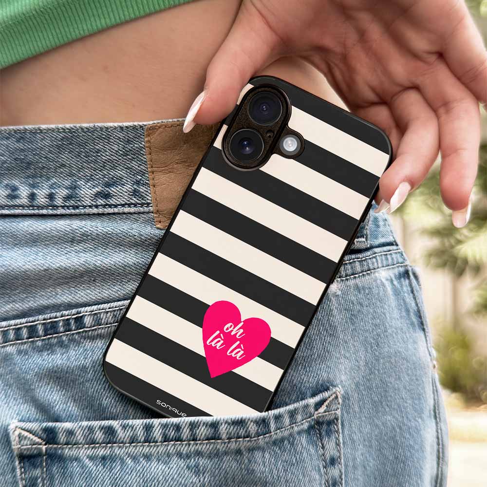 Θήκη Sonique Stripe Stories Series για Nothing CMF Phone 1 5G Oh La La – Μαύρο