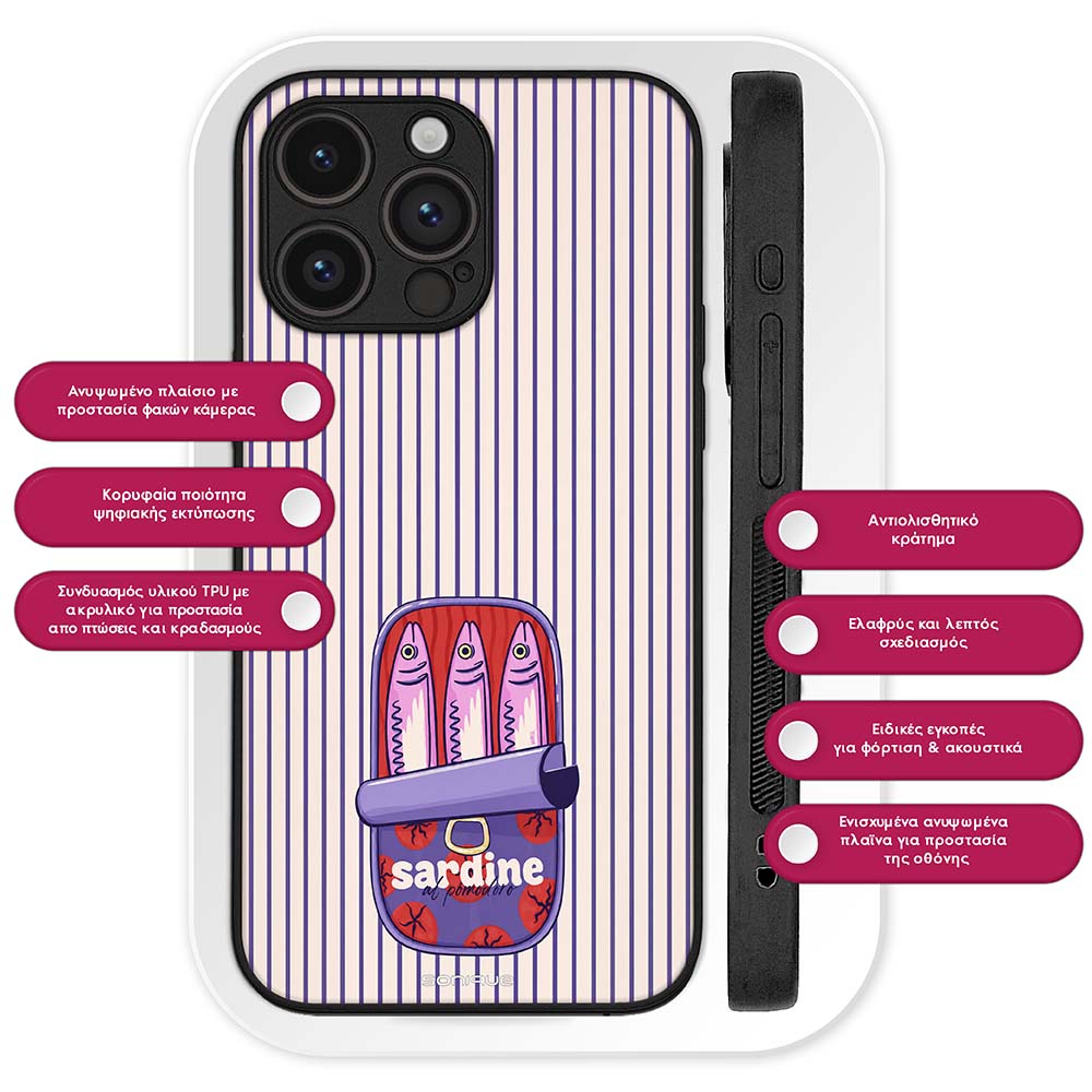Θήκη Sonique Stripe Stories Series για Nothing CMF Phone 1 5G Sardine