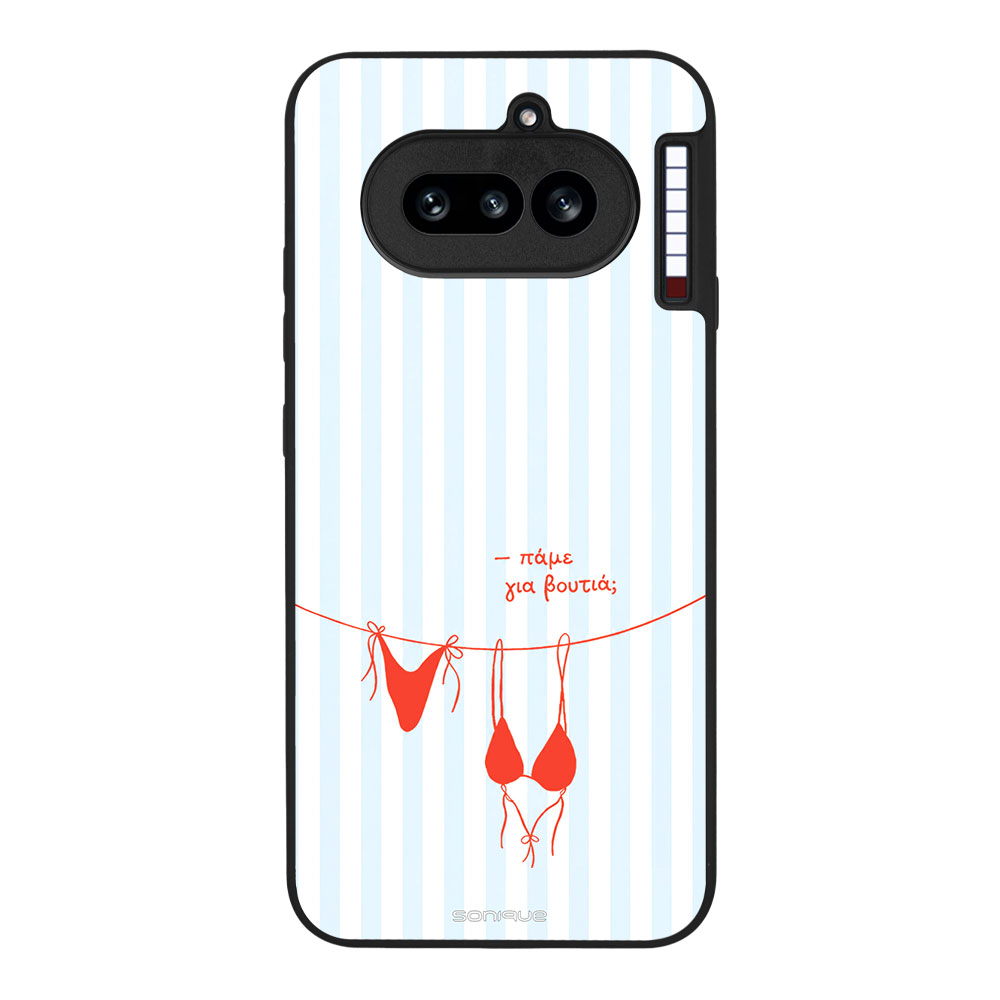 Θήκη Sonique Stripe Stories Series για Nothing Phone 4a Πάμε για Βουτιά;