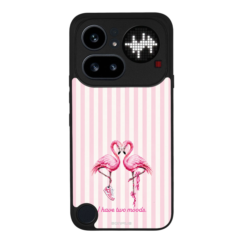 Θήκη Sonique Stripe Stories Series για Nothing Phone 4a Pro Φλαμίνγκο