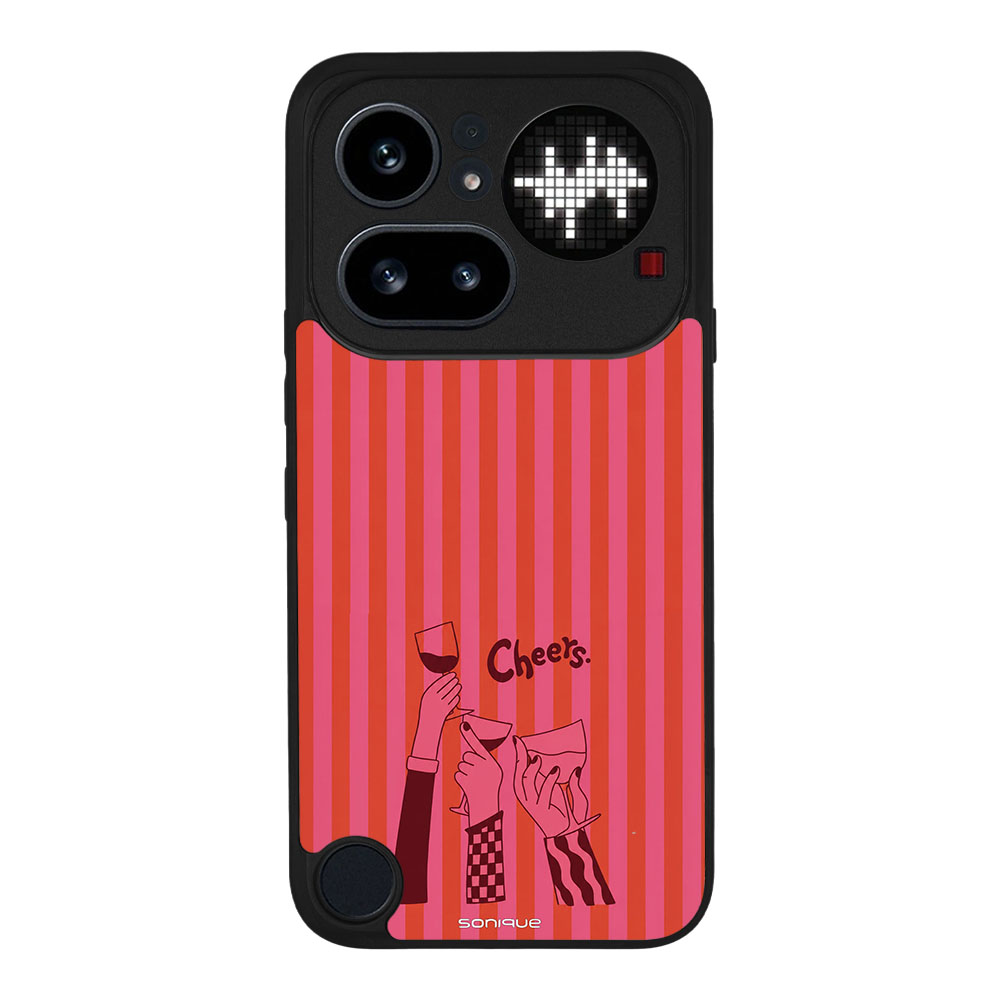 Θήκη Sonique Stripe Stories Series για Nothing Phone 4a Pro Cheers