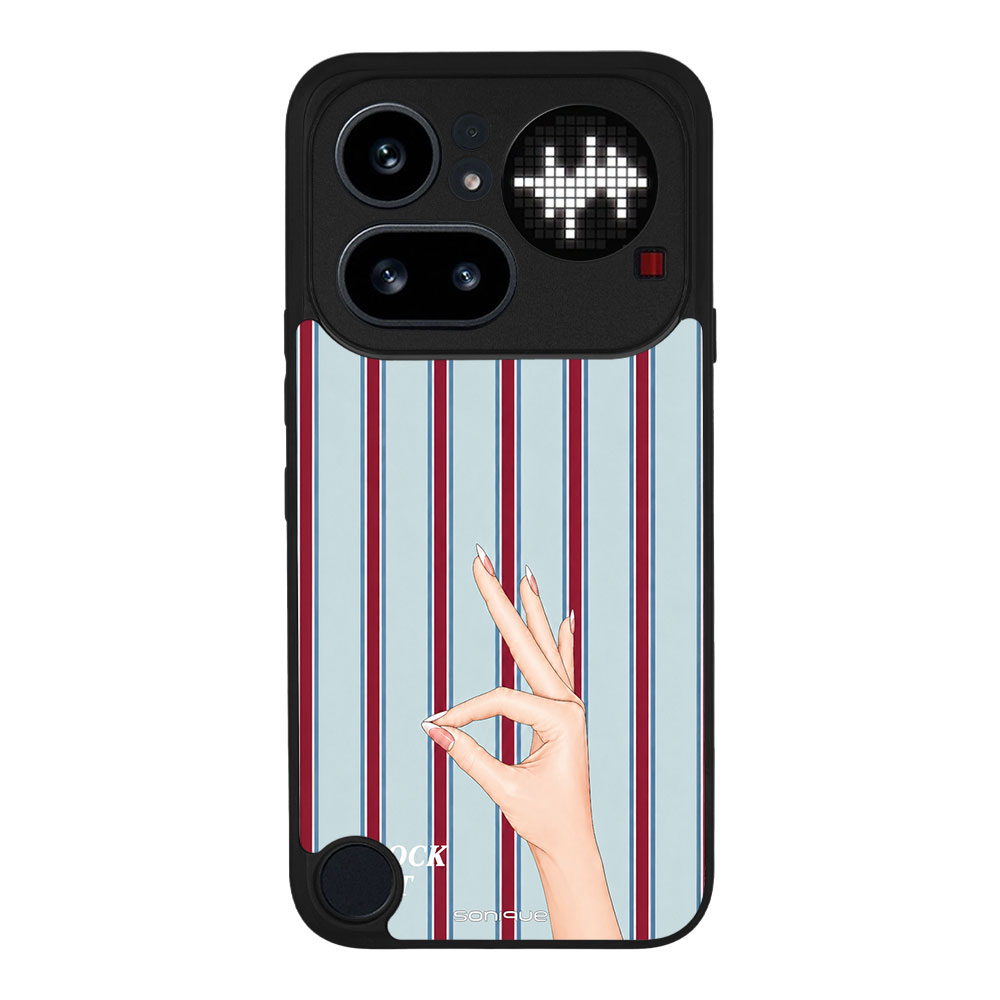 Θήκη Sonique Stripe Stories Series για Nothing Phone 4a Pro Clock It