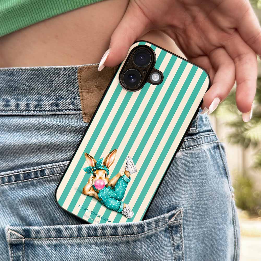 Θήκη Sonique Stripe Stories Series για Nothing Phone 4a Pro Iconic Λαγουδάκι