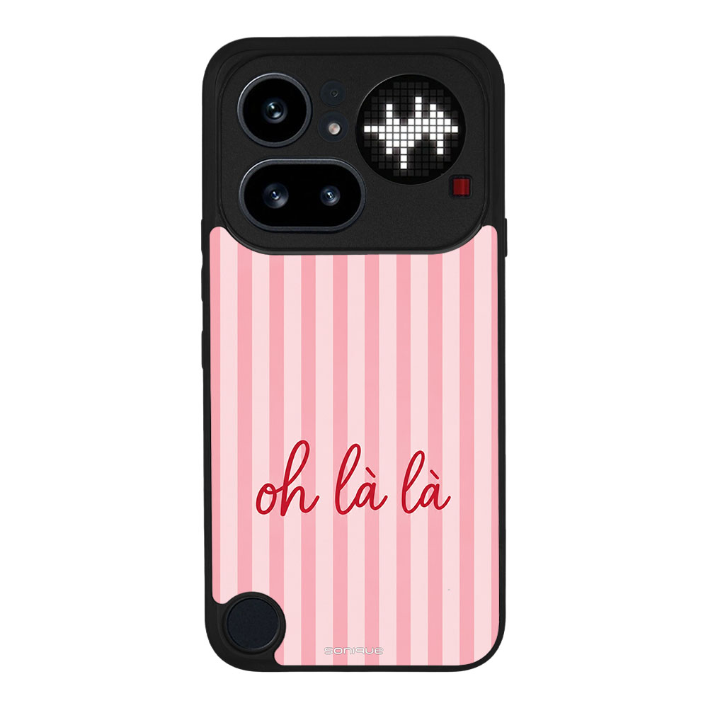 Θήκη Sonique Stripe Stories Series για Nothing Phone 4a Pro Oh La La – Ροζ