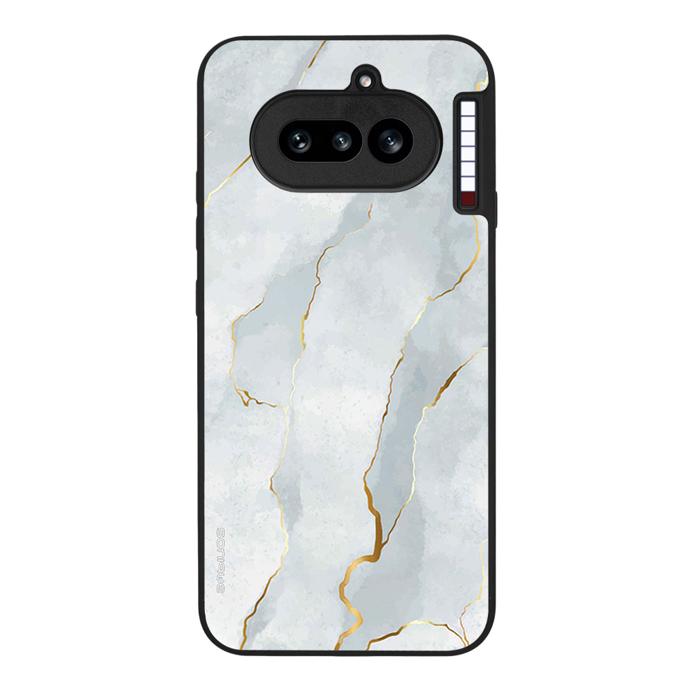 Θήκη Sonique Marble Series για Nothing Phone 4a Λευκό 01