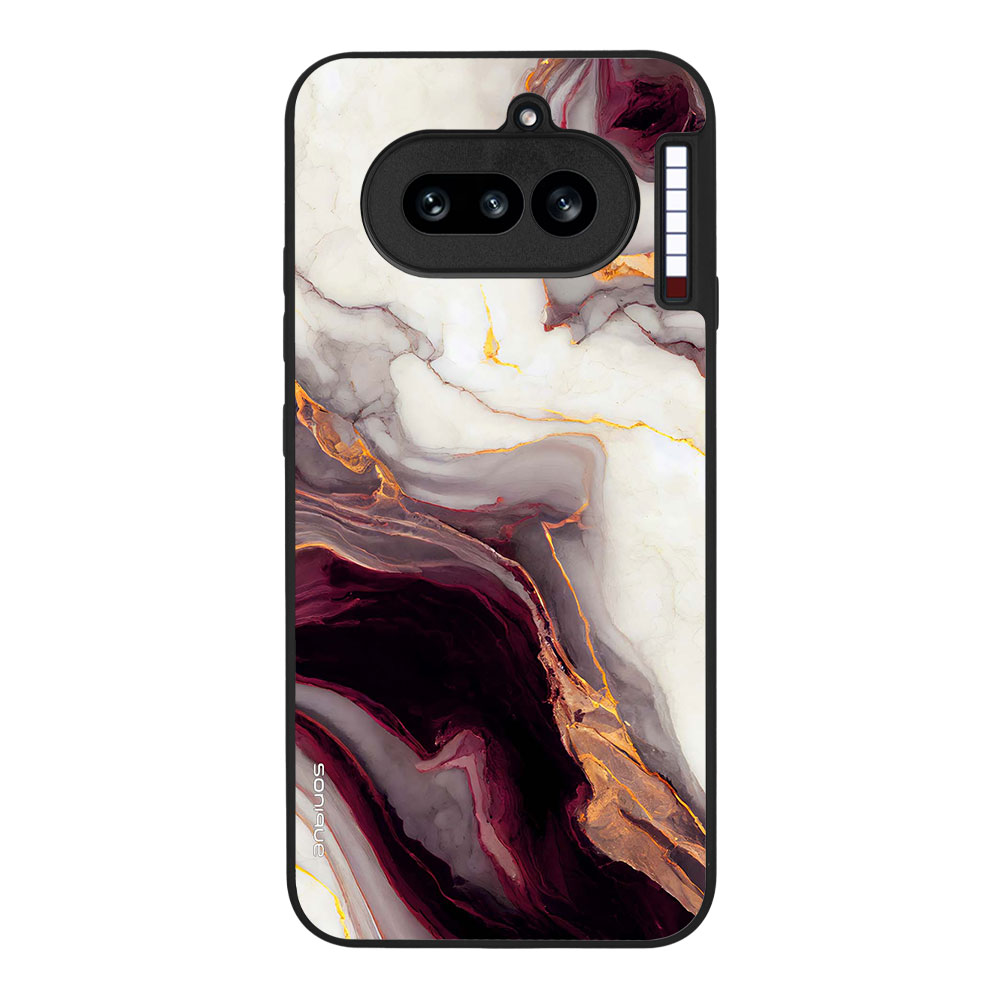 Θήκη Sonique Marble Series για Nothing Phone 4a Μπορντώ