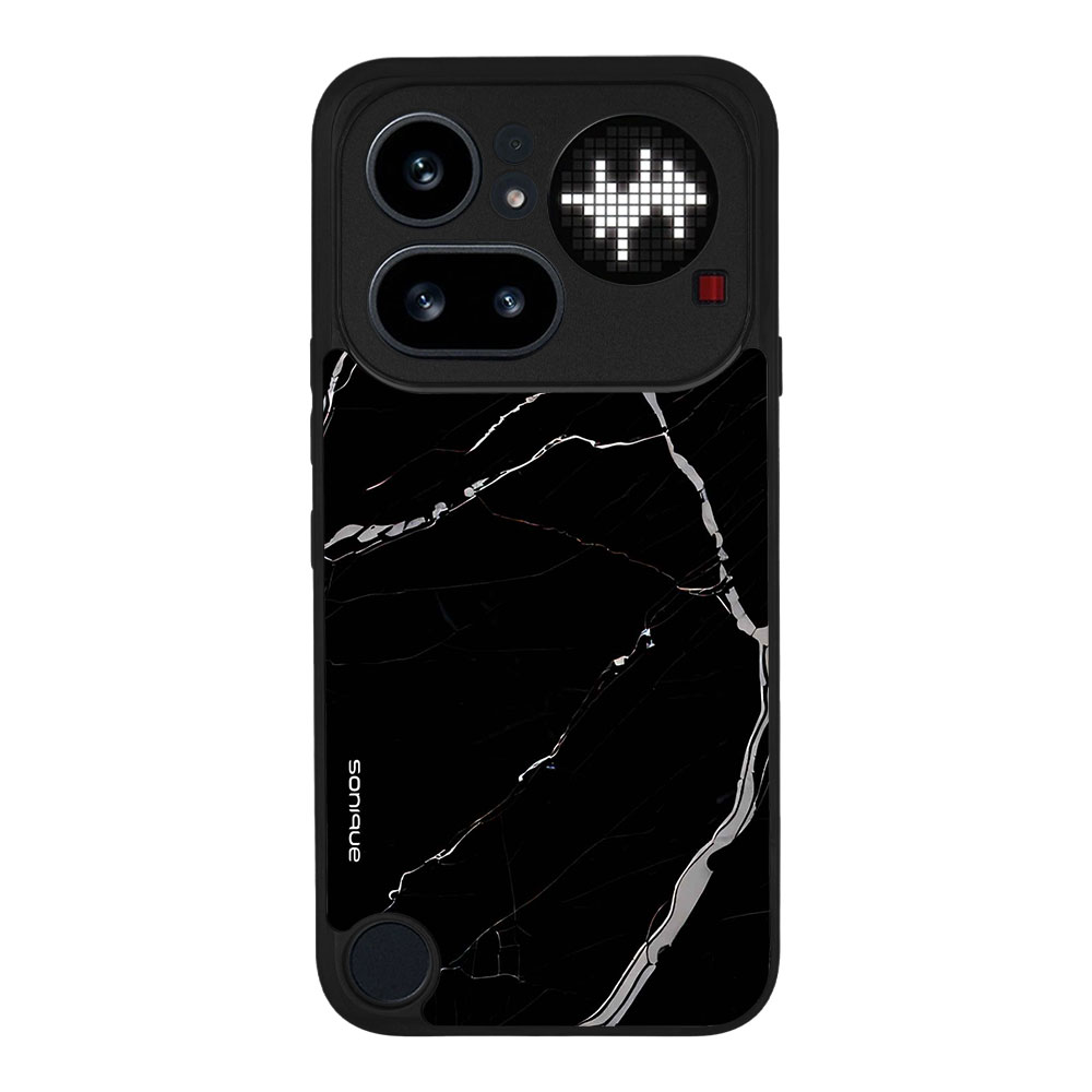 Θήκη Sonique Marble Series για Nothing Phone 4a Pro Μαύρο