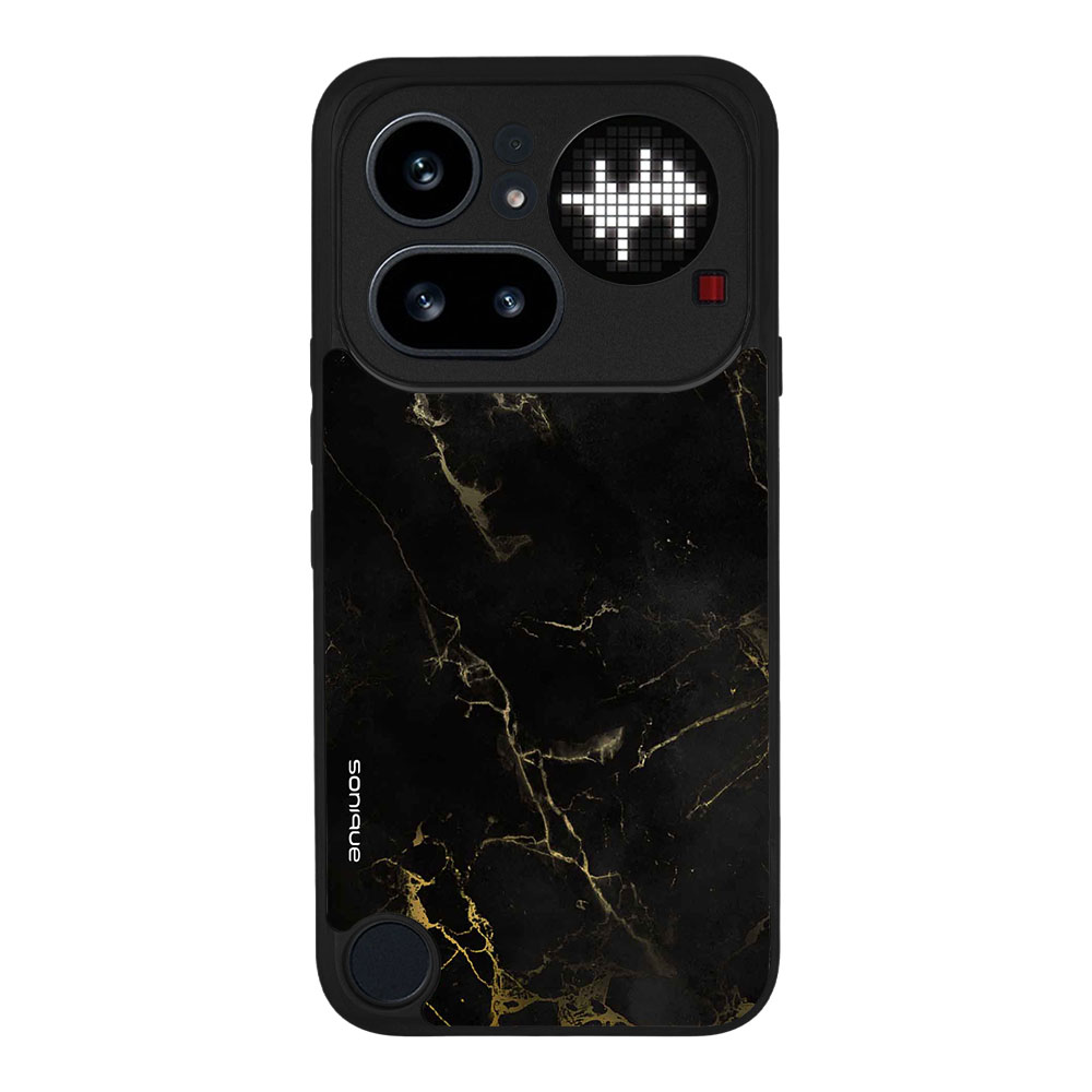 Θήκη Sonique Marble Series για Nothing Phone 4a Pro Μαύρο 01