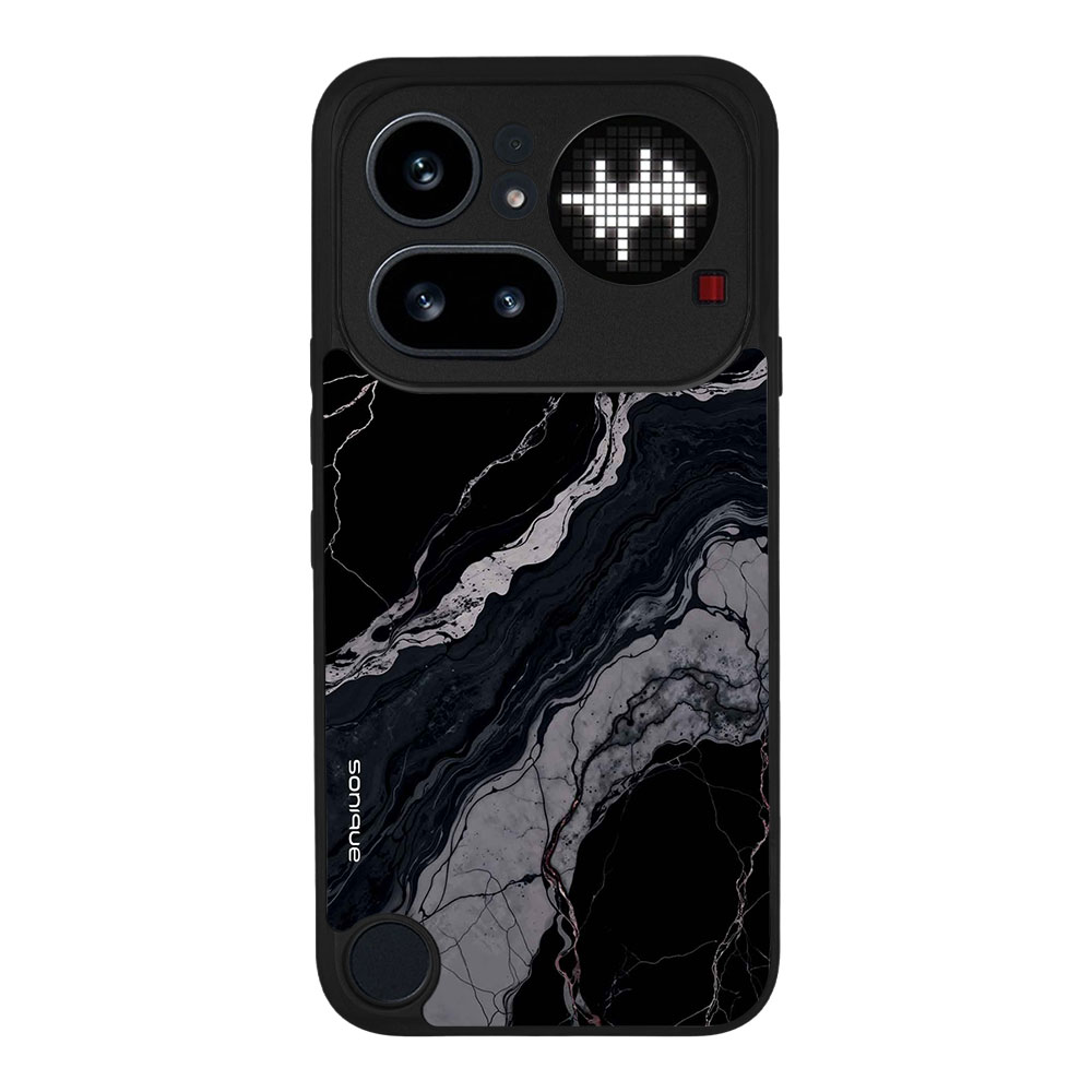 Θήκη Sonique Marble Series για Nothing Phone 4a Pro Μαύρο 02
