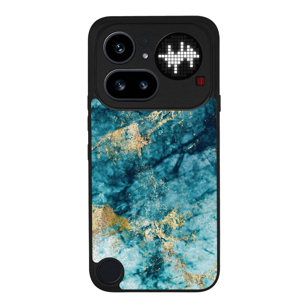 Θήκη Sonique Marble Series για Nothing Phone 4a Pro Μπλε