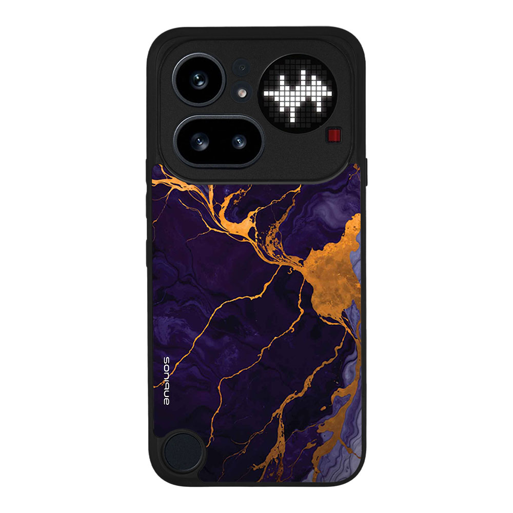 Θήκη Sonique Marble Series για Nothing Phone 4a Pro Μωβ