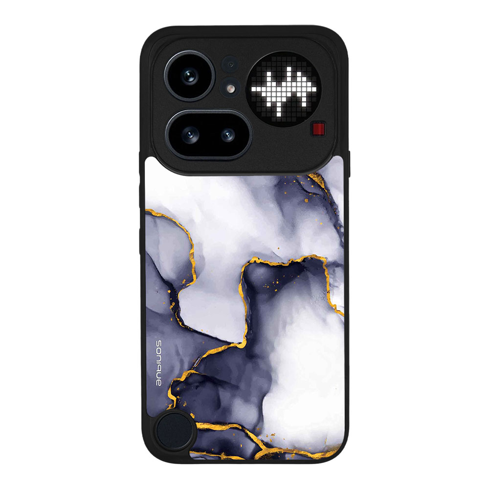 Θήκη Sonique Marble Series για Nothing Phone 4a Pro Μωβ Γκρι
