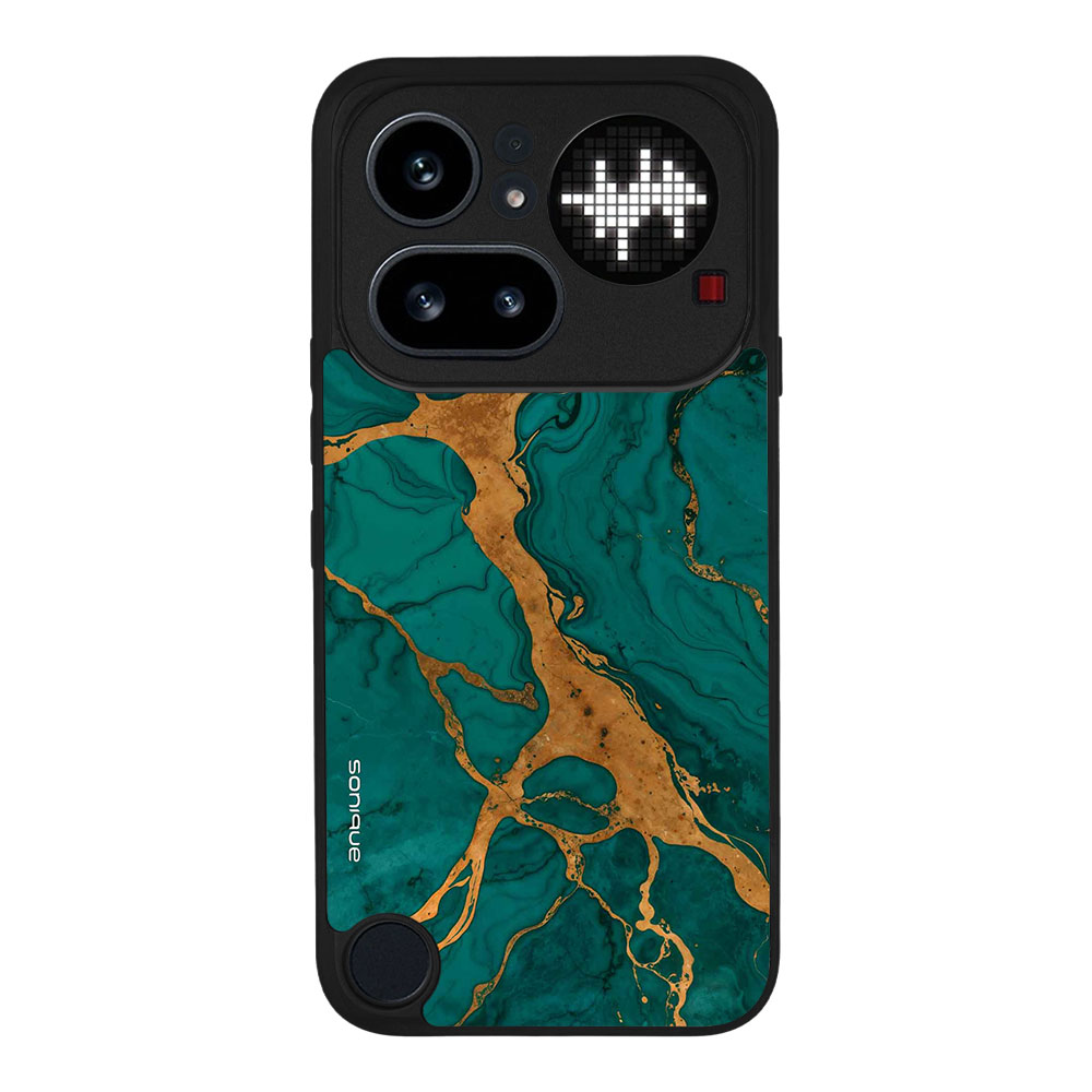 Θήκη Sonique Marble Series για Nothing Phone 4a Pro Πράσινο