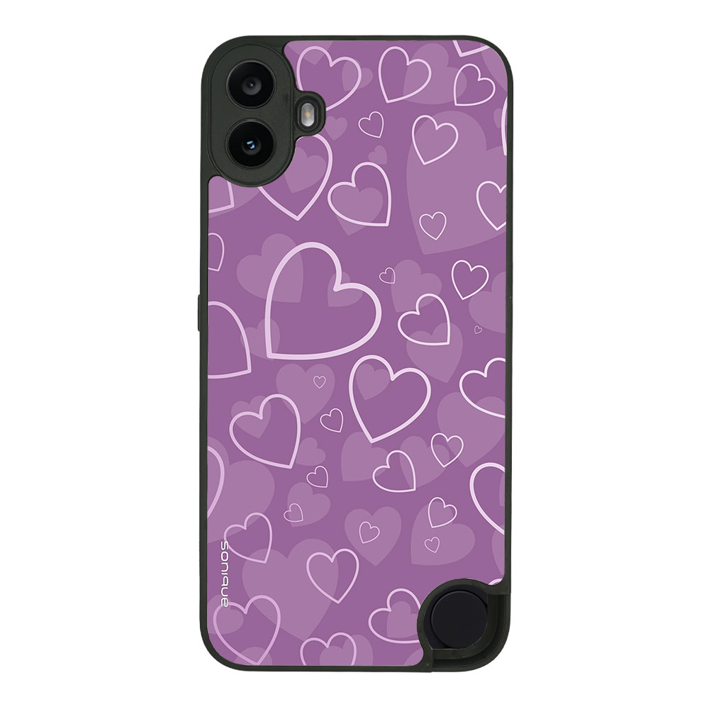 Θήκη Sonique Heart Series για Nothing CMF Phone 1 5G Βιολετί