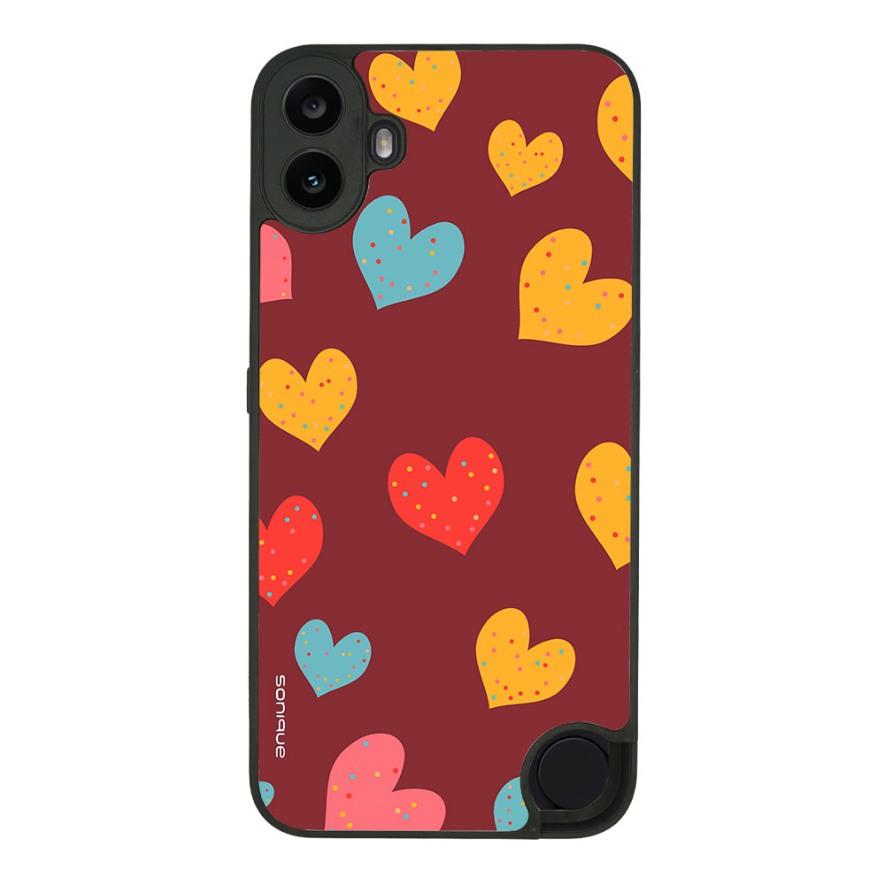 Θήκη Sonique Heart Series για Nothing CMF Phone 1 5G Μπορντώ