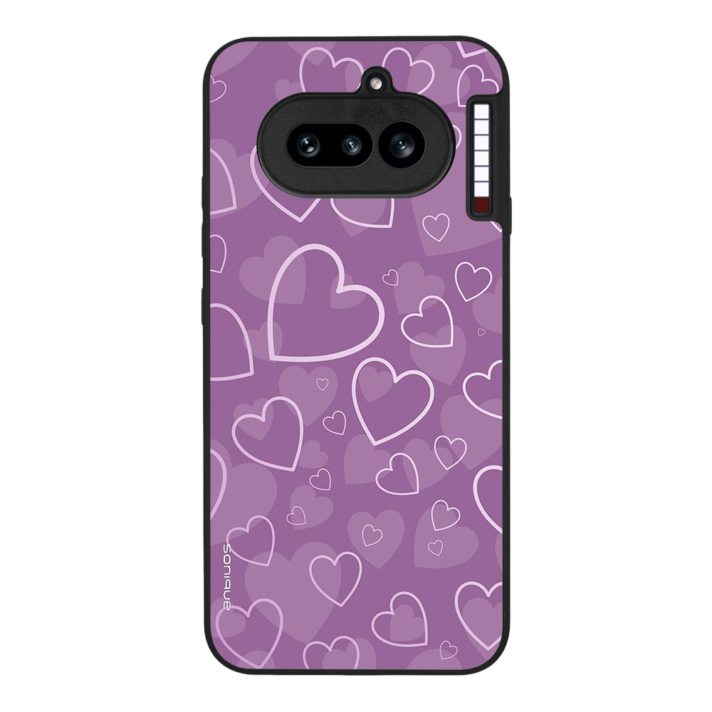 Θήκη Sonique Heart Series για Nothing Phone 4a Βιολετί