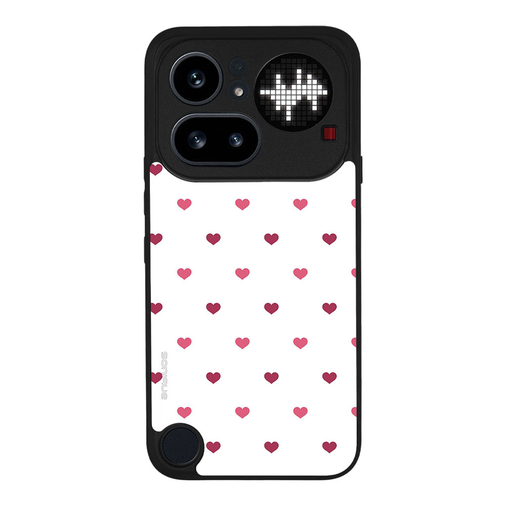 Θήκη Sonique Heart Series για Nothing Phone 4a Pro Λευκό 01