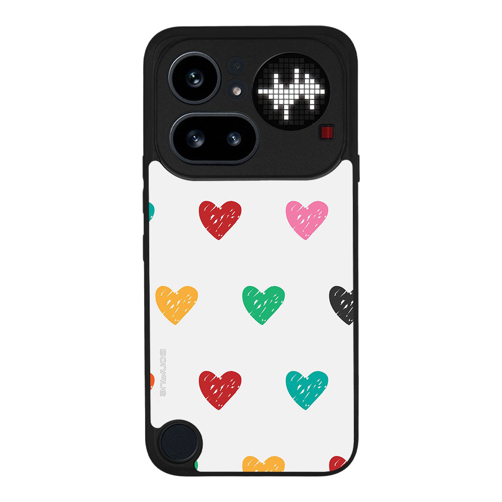 Θήκη Sonique Heart Series για Nothing Phone 4a Pro Λευκό 02