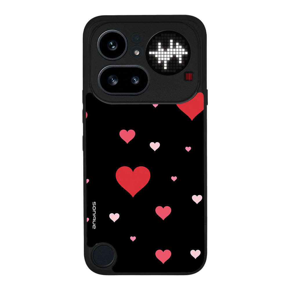 Θήκη Sonique Heart Series για Nothing Phone 4a Pro Μαύρο