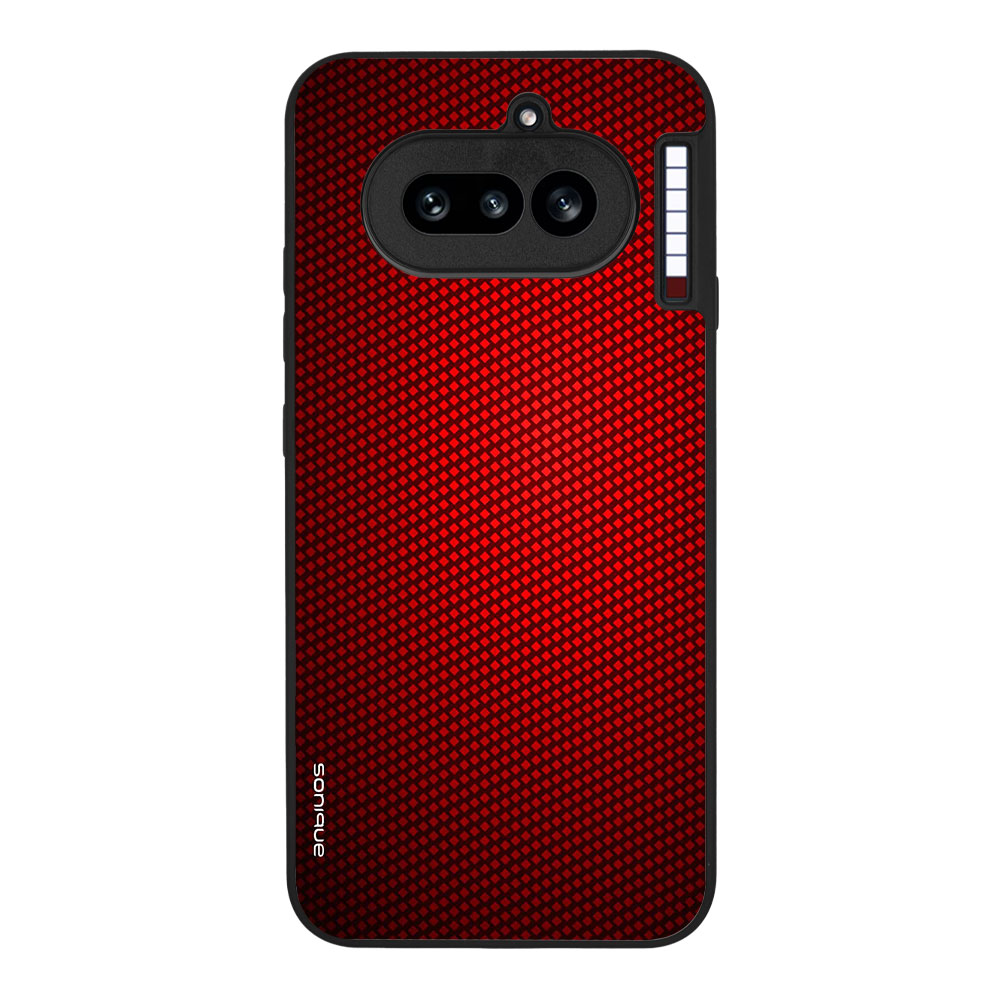 Θήκη Sonique Carbon Series για Nothing Phone 4a Κόκκινο