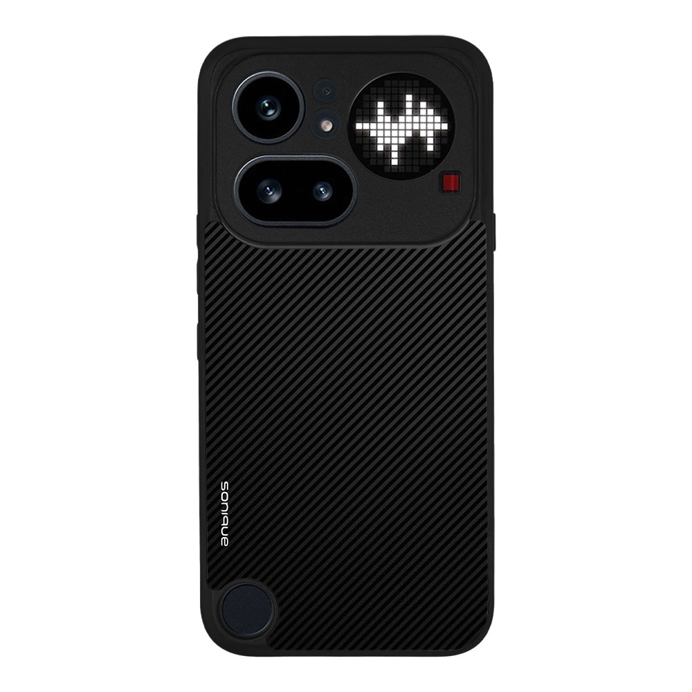 Θήκη Sonique Carbon Series για Nothing Phone 4a Pro Μαύρο