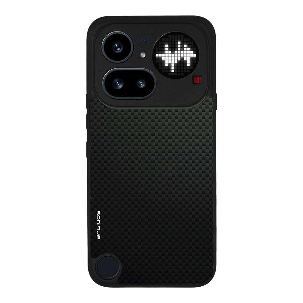 Θήκη Sonique Carbon Series για Nothing Phone 4a Pro Μαύρο 01