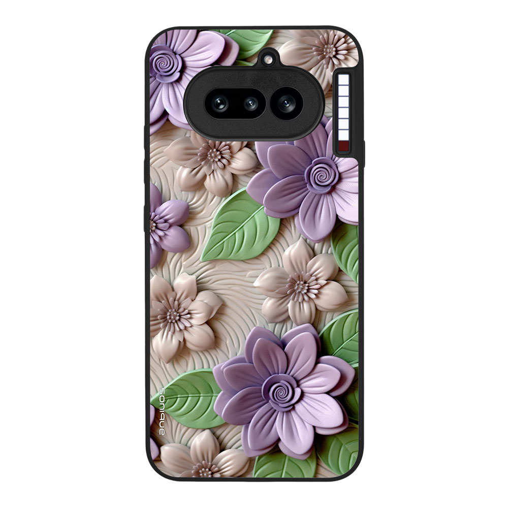 Θήκη Sonique 3D Flower Series για Nothing Phone 4a Βιολετί