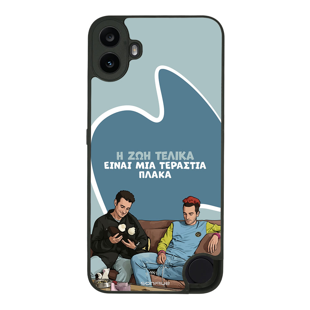 Θήκη Sonique Greek Cult TV Series για Nothing CMF Phone 1 5G Η Ζωή Είναι Πλάκα