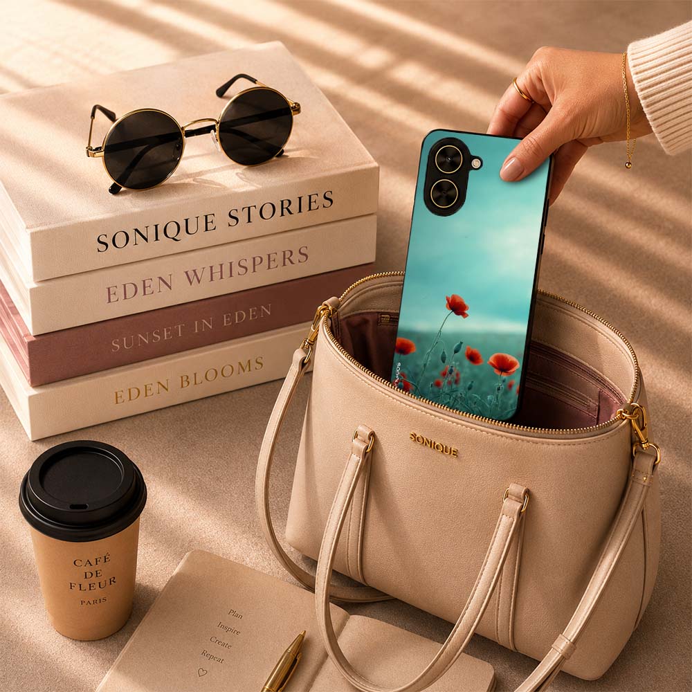 Θήκη Sonique Sunset in Eden Series για Nothing Phone 4a Scarlet Poppy