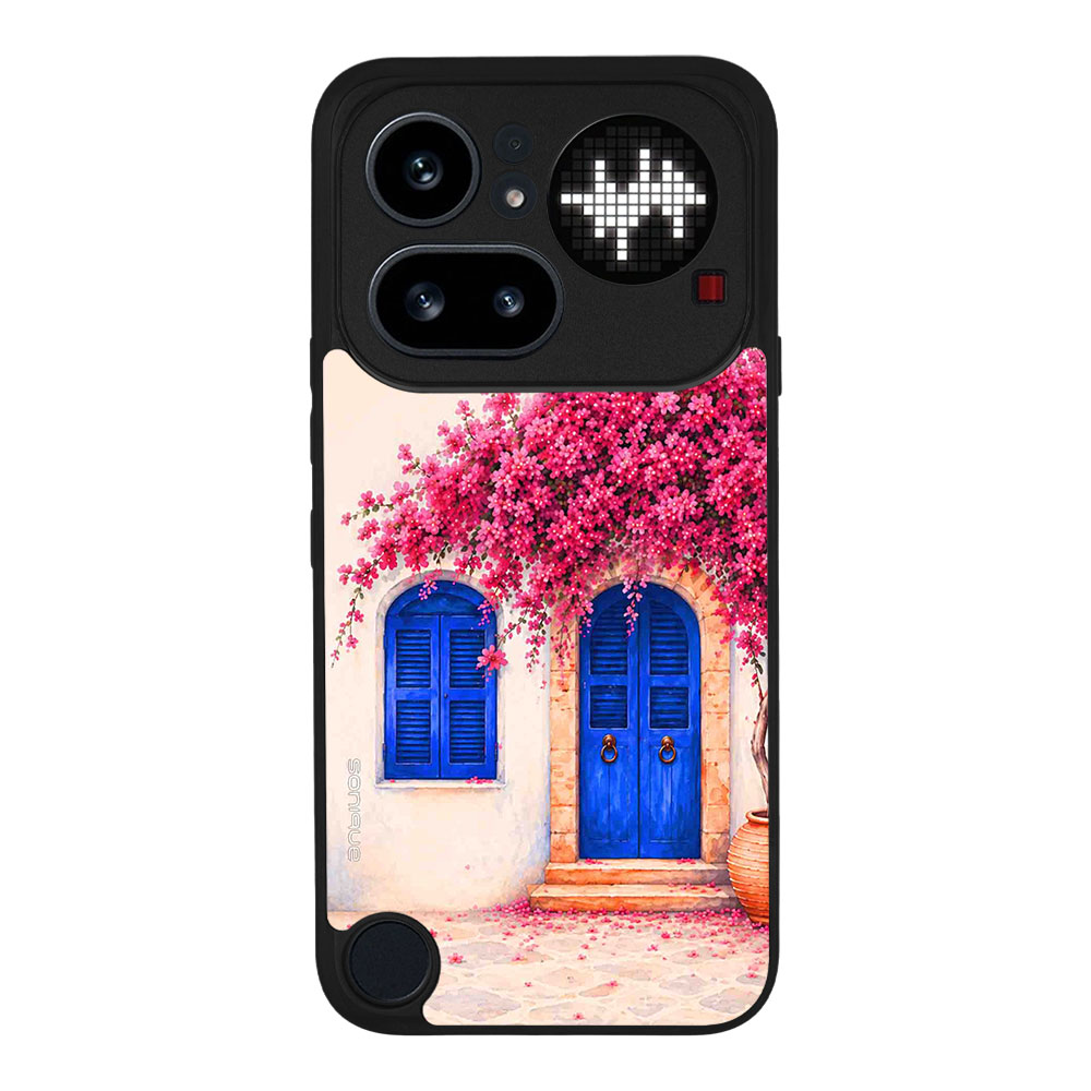 Θήκη Sonique Greek Island Muse Series για Nothing Phone 4a Pro Ροζ Μπουκαμβίλια