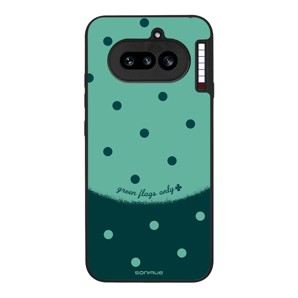 Θήκη Sonique Delulu Polka Era Series για Nothing Phone 4a Green Flags